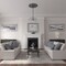 Ekena Millwork Tristan Ceiling Medallion (Fits Canopies up to 6 1/4"), 32 3/8"OD x 3 1/2"P, Cloud Burst Crackle CM32TNCBC - alternate 3